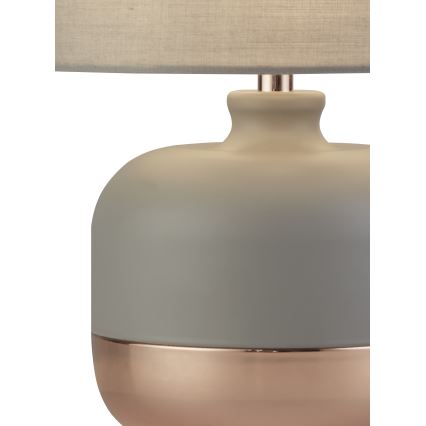 Searchlight - Candeeiro de mesa 1xE14/7W/230V cinzento