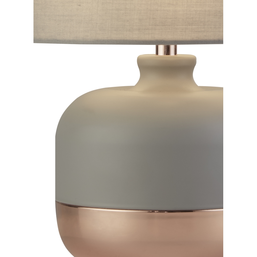 Searchlight - Candeeiro de mesa 1xE14/7W/230V cinzento