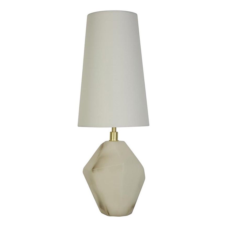 Searchlight - Candeeiro de mesa APEX 1xE27/60W/230V branco/cinzento