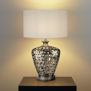 Searchlight - Lâmpada de mesa NETWORK 1xE27/60W/230V