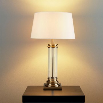 Searchlight - Lâmpada de mesa PEDESTAL 1xE27/60W/230V