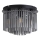 Searchlight - Luminária de teto SWIZZLE 5xE14/60W/230V, diâmetro 32 cm, cor fumê
