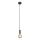 Searchlight - Lustre suspenso por cabo SUSPENSION 1xE27/60W/230V latão