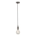 Searchlight - Lustre suspenso por cabo SUSPENSION 1xE27/60W/230V prateado
