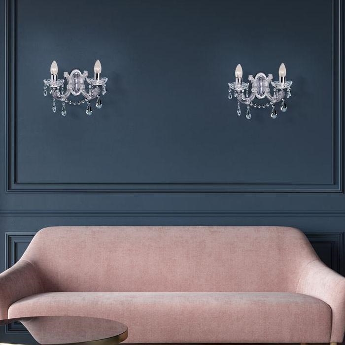 Searchlight - Luz de parede MARIE 2xE14/40W/230V