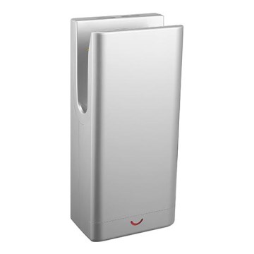 Secador de mãos 29,7x66,5 cm prateado