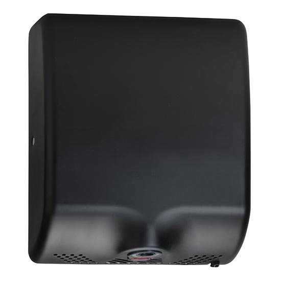 Secador de mãos 29x32,5 cm aço inoxidável/preto