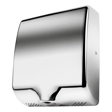 Secador de mãos 29x32,5 cm inox/prateado