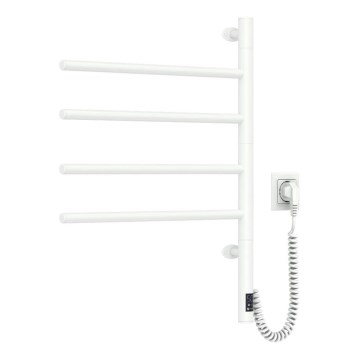 Secador elétrico de toalhas rotativo com termostato ARABESQUE 60W 65x49 cm  branco