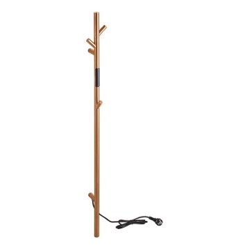 Secador elétrico em barra para toalhas 118 cm 30W, acabamento cobre