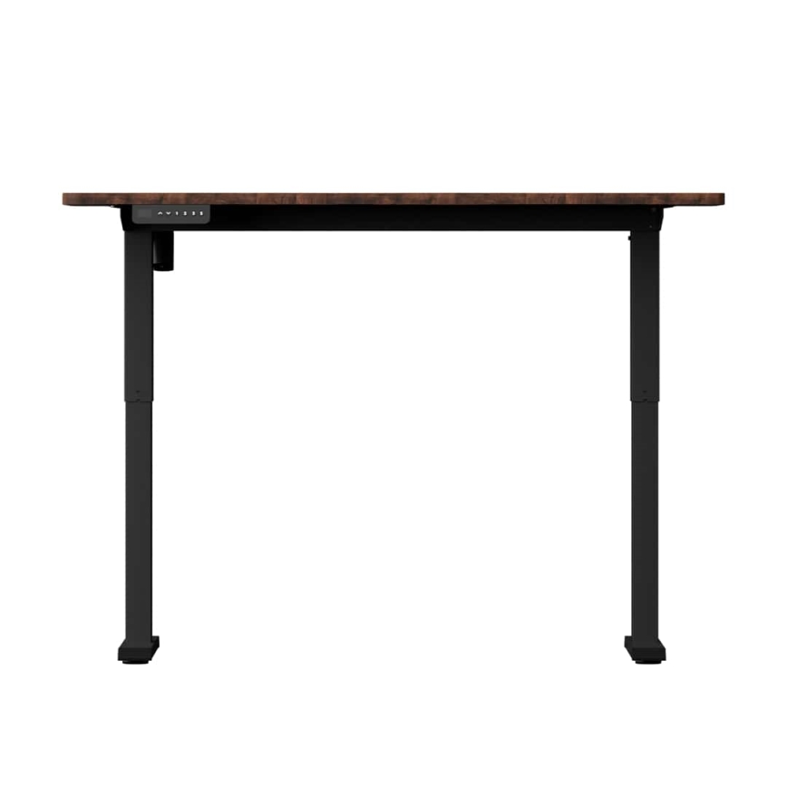 Secretária ajustável em altura LEVANO 140x60 cm madeira/preto