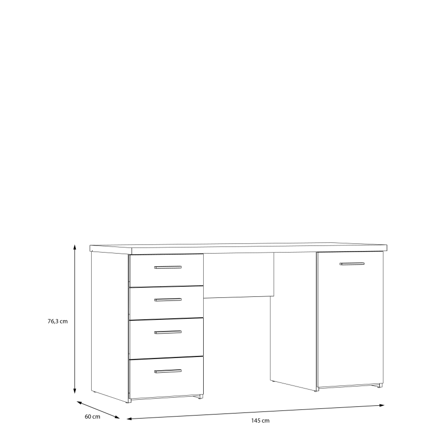 Secretária ARENO branca