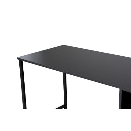 Secretária CLARO 240x60 cm antracite/preto