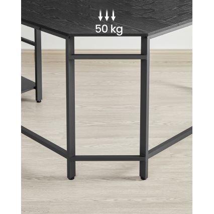 Secretária de canto SOLEA preta