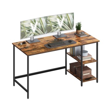 Secretária SOLEA 140x60 cm castanho/preto