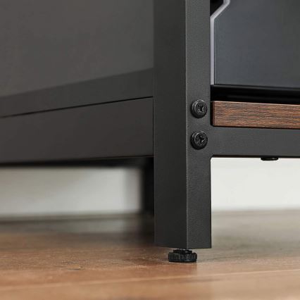 Secretária SOLEA castanha/preta