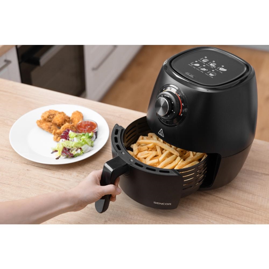 Sencor - Air Fryer 3,5 l 1300W/230V preto