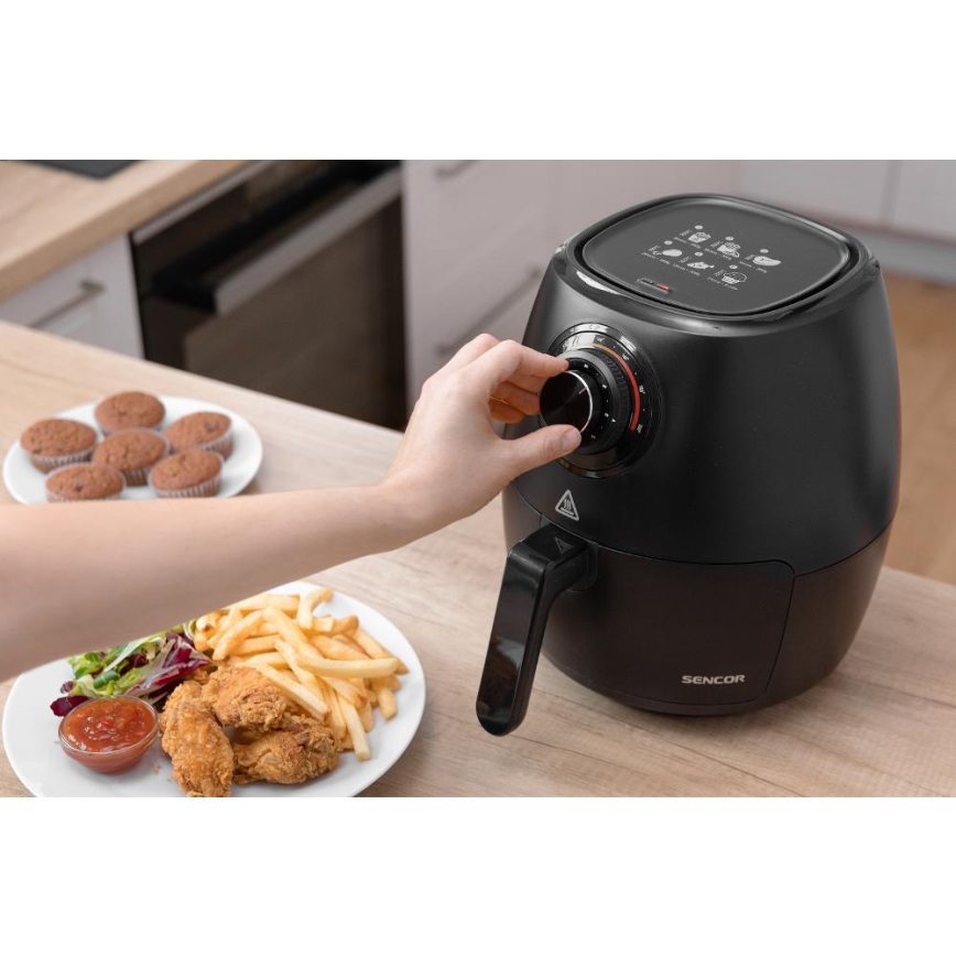 Sencor - Air Fryer 3,5 l 1300W/230V preto