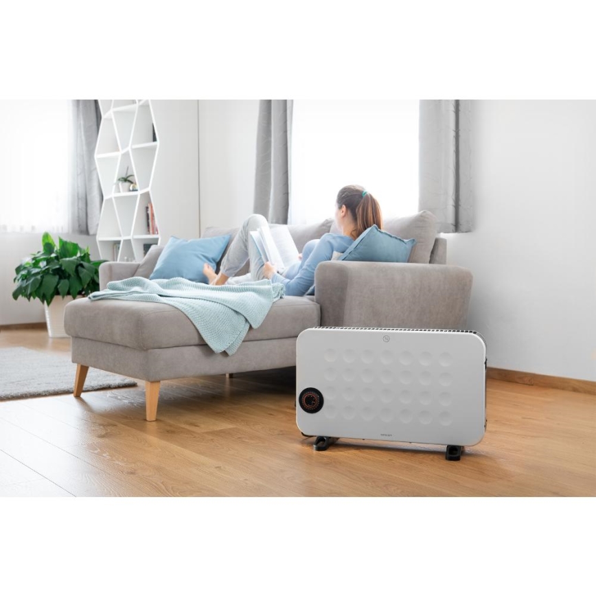 Sencor - Aquecedor elétrico/convector 750/1250/2000W com termostato