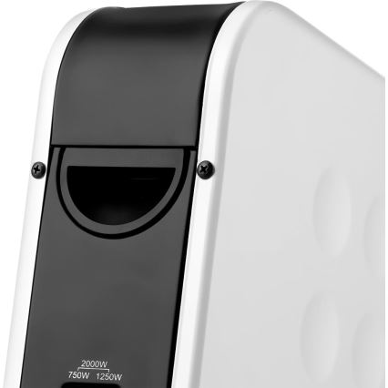 Sencor - Aquecedor elétrico/convector 750/1250/2000W com termostato