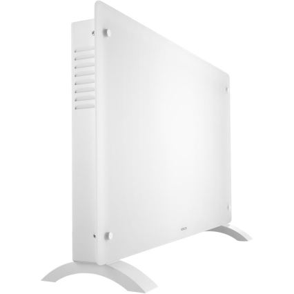 Sencor - Aquecedor/convector elétrico inteligente 2000W/230V IP24 Wi-Fi branco + controlo remoto