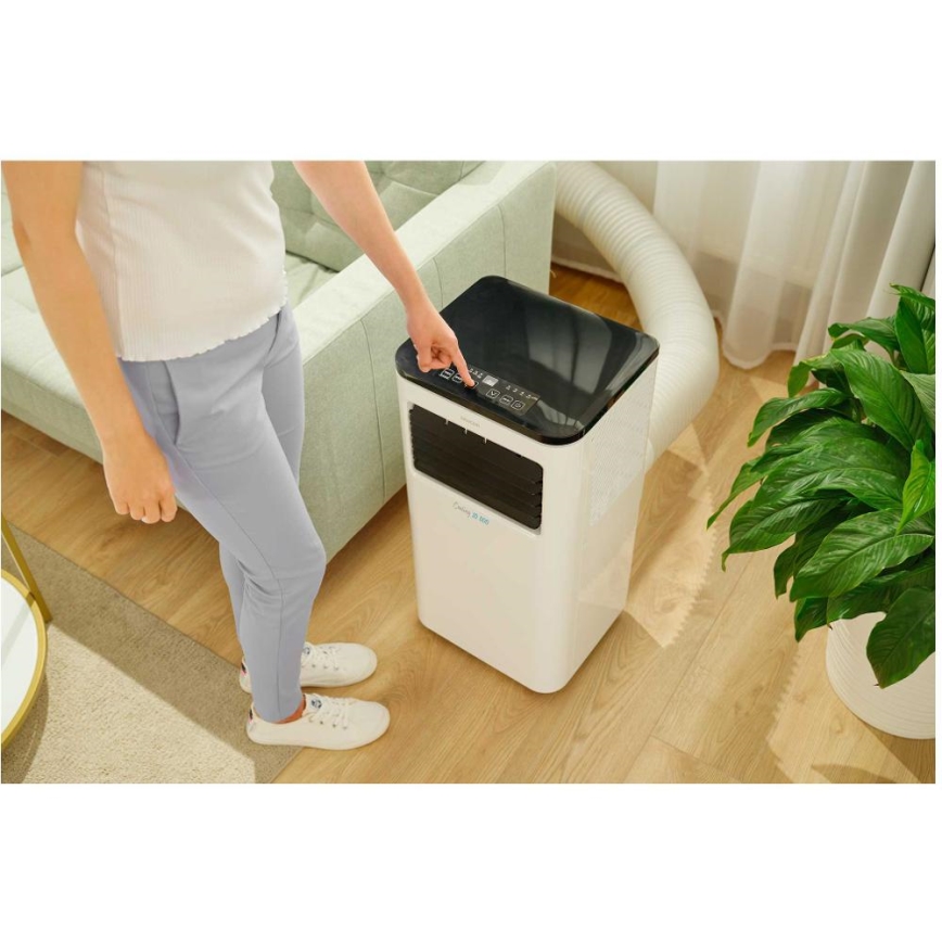 Sencor - Ar condicionado inteligente e portátil 3 em 1, incluindo acessórios 1050W/230V 10000 BTU Wi-Fi + comando