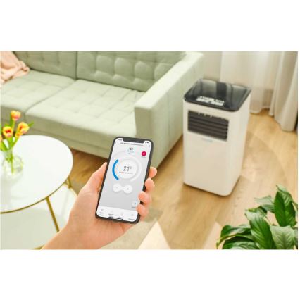 Sencor - Ar condicionado inteligente e portátil 3 em 1, incluindo acessórios 1050W/230V 10000 BTU Wi-Fi + comando