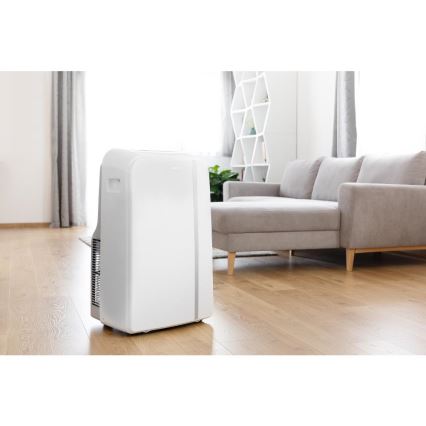 Sencor - Ar condicionado inteligente e portátil 3 em 1, incluindo acessórios 1450W/230V 12000 BTU Wi-Fi branco + comando