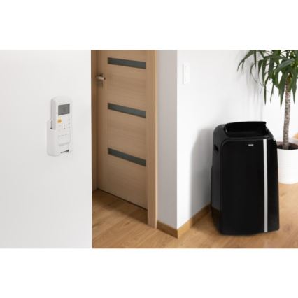 Sencor - Ar condicionado inteligente e portátil 3 em 1, incluindo acessórios 1450W/230V 12000 BTU Wi-Fi preto + comando