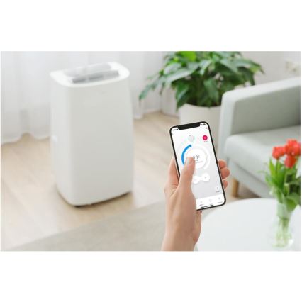 Sencor - Ar condicionado inteligente e portátil 3 em 1, incluindo acessórios 1700W/230V 16000 BTU Wi-Fi + comando