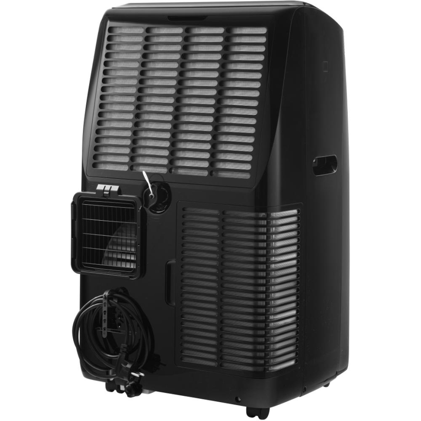 Sencor - Ar condicionado móvel inteligente 4 em 1 com acessórios completos 900W/230V 9000 BTU Wi-Fi preto + comando à distância