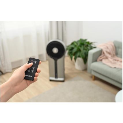 Sencor - Ar Condicionado Portátil 3 em 1 110W/230V prata/preto + controlo remoto