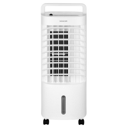 Sencor - Ar condicionado portátil 3 em 1 com visor LED 45W/230V branco + controlo remoto