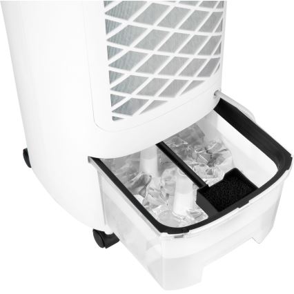 Sencor - Ar condicionado portátil 3 em 1 com visor LED 45W/230V branco + controlo remoto