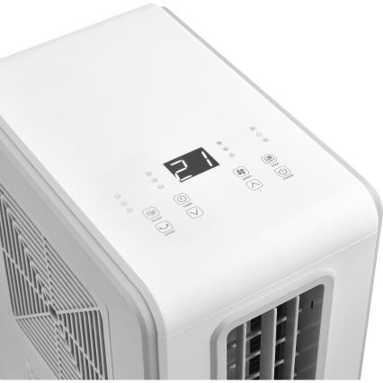 Sencor - Ar condicionado portátil 4 em 1 200W/230V 1800 BTU branco + controlo remoto