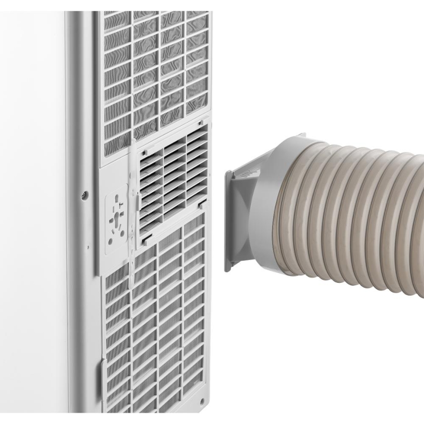 Sencor - Ar condicionado portátil inteligente 3 em 1 com acessórios completos 760 W/230 V 7000 BTU Wi-Fi branco + comando remoto