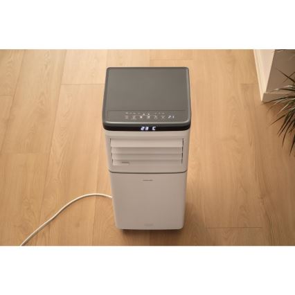 Sencor - Ar condicionado portátil inteligente 3 em 1, com todos os acessórios, 815W/230V, 8000 BTU, Wi‑Fi, branco + comando remoto