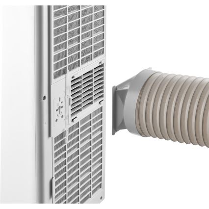 Sencor - Ar condicionado portátil inteligente 3 em 1, com todos os acessórios, 815W/230V, 8000 BTU, Wi‑Fi, branco + comando remoto