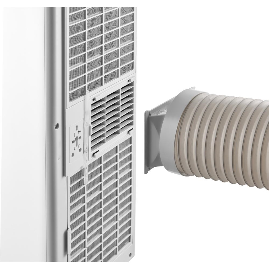 Sencor - Ar condicionado portátil inteligente 3 em 1, com todos os acessórios, 815W/230V, 8000 BTU, Wi‑Fi, branco + comando remoto