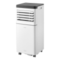 Sencor - Ar condicionado portátil inteligente 3 em 1 com acessórios completos 760 W/230 V 7000 BTU Wi-Fi branco + comando remoto