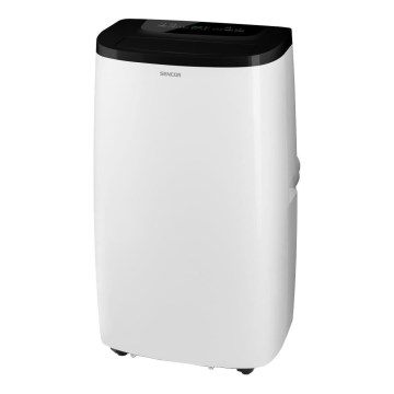 Sencor - Ar condicionado portátil inteligente 4 em 1 com acessórios completos, 1700 W/230 V, 12 000 BTU, Wi-Fi, branco + comando remoto