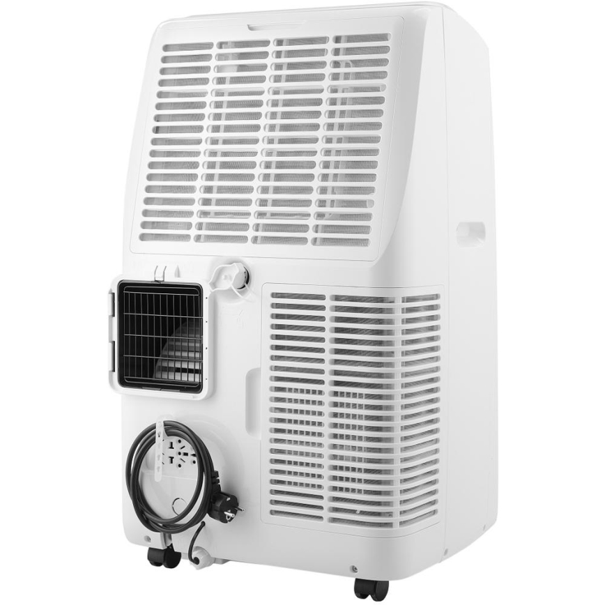 Sencor - Ar condicionado portátil inteligente 5 em 1 com acessórios completos 733W/230V 9000 BTU Wi-Fi branco + comando remoto
