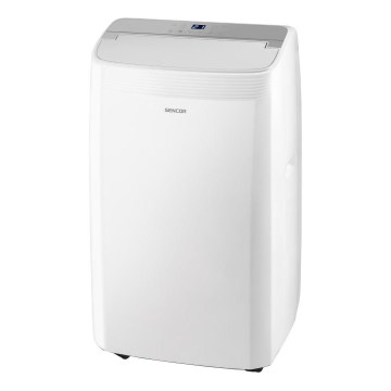 Sencor - Ar condicionado portátil inteligente 5 em 1 com acessórios completos 733W/230V 9000 BTU Wi-Fi branco + comando remoto