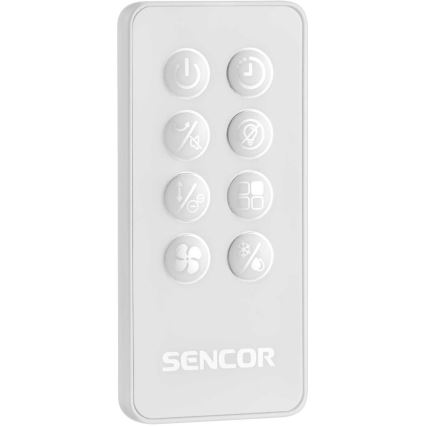 Sencor - Arrefecedor de ar móvel inteligente 60W/230V Wi-Fi branco + comando