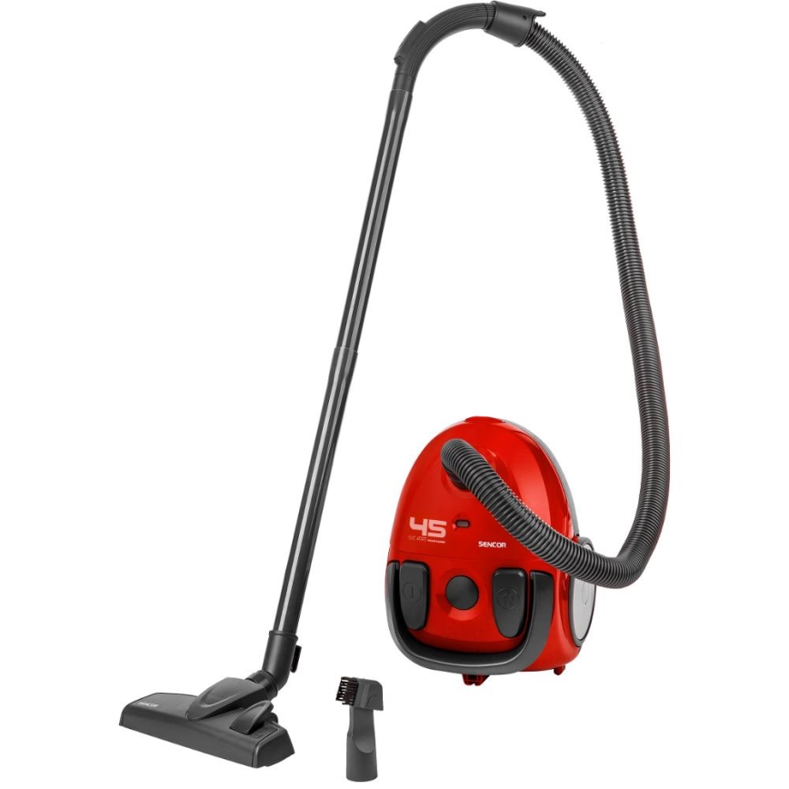 Sencor - Aspirador com saco 1,5 l 850W/230V vermelho/preto