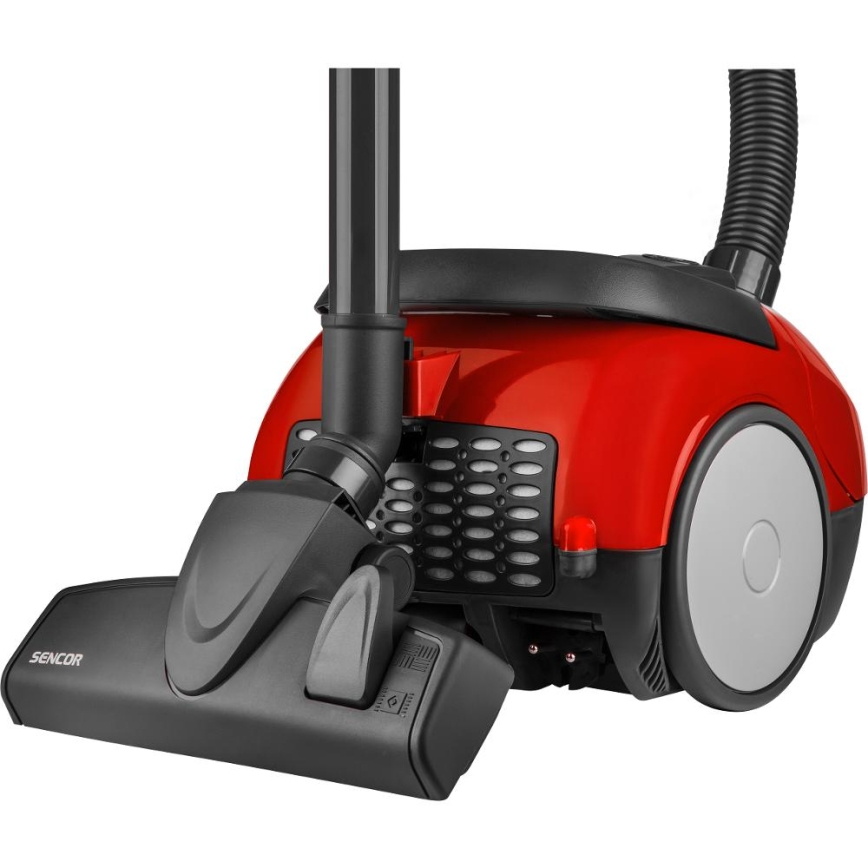 Sencor - Aspirador com saco 1,5 l 850W/230V vermelho/preto