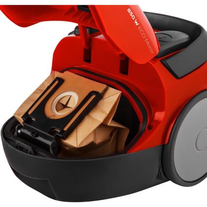 Sencor - Aspirador com saco 1,5 l 850W/230V vermelho/preto