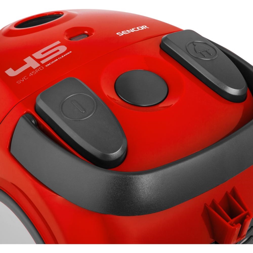 Sencor - Aspirador com saco 1,5 l 850W/230V vermelho/preto