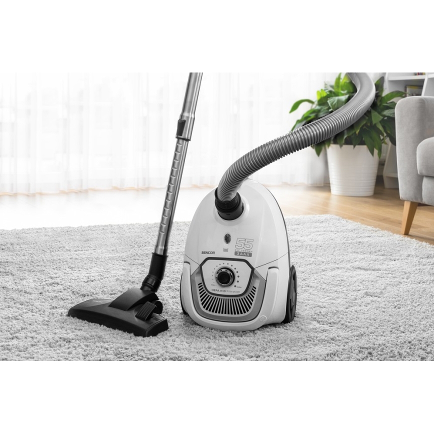 Sencor - Aspirador de saco 2 l 700W/230V branco