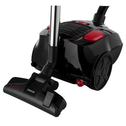 Sencor - Aspirador de saco 3 l 700W/230V preto/vermelho